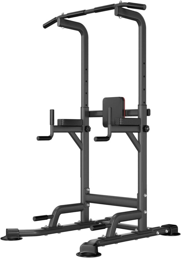Power Tower - Home Gym Pull Up Dip Bar Station - Workout Dip Stand Station