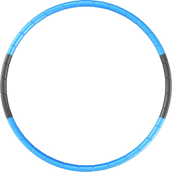 Kids Fitness Hoop - Weight & Size Adjustable- Body Building Plastic Children Gymnastics Toys- Diameter 26.5 Inches