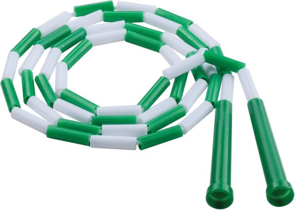 Classic Plastic Segmented Beaded Jump Ropes - Phys. Ed, Gym, Fitness and Recreational Use - Multiple Styles