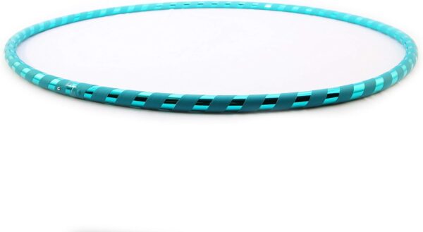 The  Beginner Hoop: Weighted Fitness Hula-Hoop for Adults Weight Loss, Waist Exercise Ring for Cardio & Core, Adjustable Quality Detachable Hula Shaper for Beginners, Made in USA